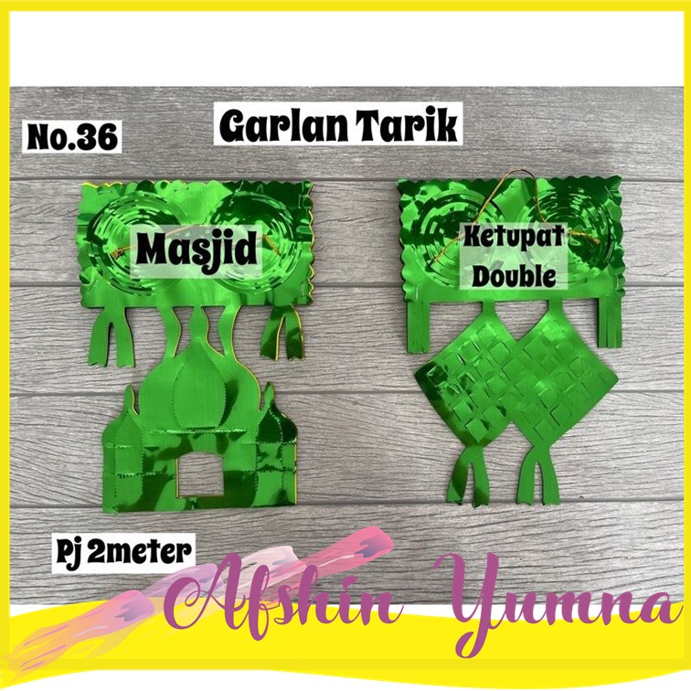 

Garland tarik Foil Idul Fitri Eid Mubarak