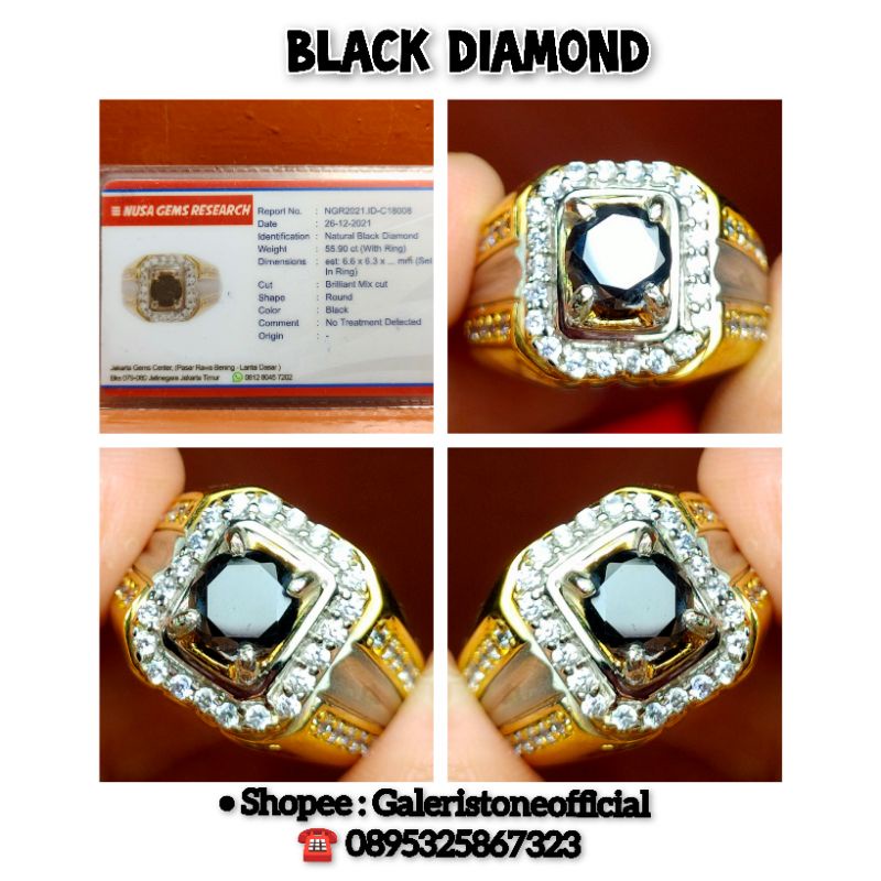 CINCIN BERLIAN HITAM + MEMO LAB