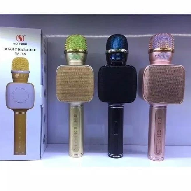 ❊ Mic bluetooth YS 68/mic wireless bluetooth karaoke ys68 ℗