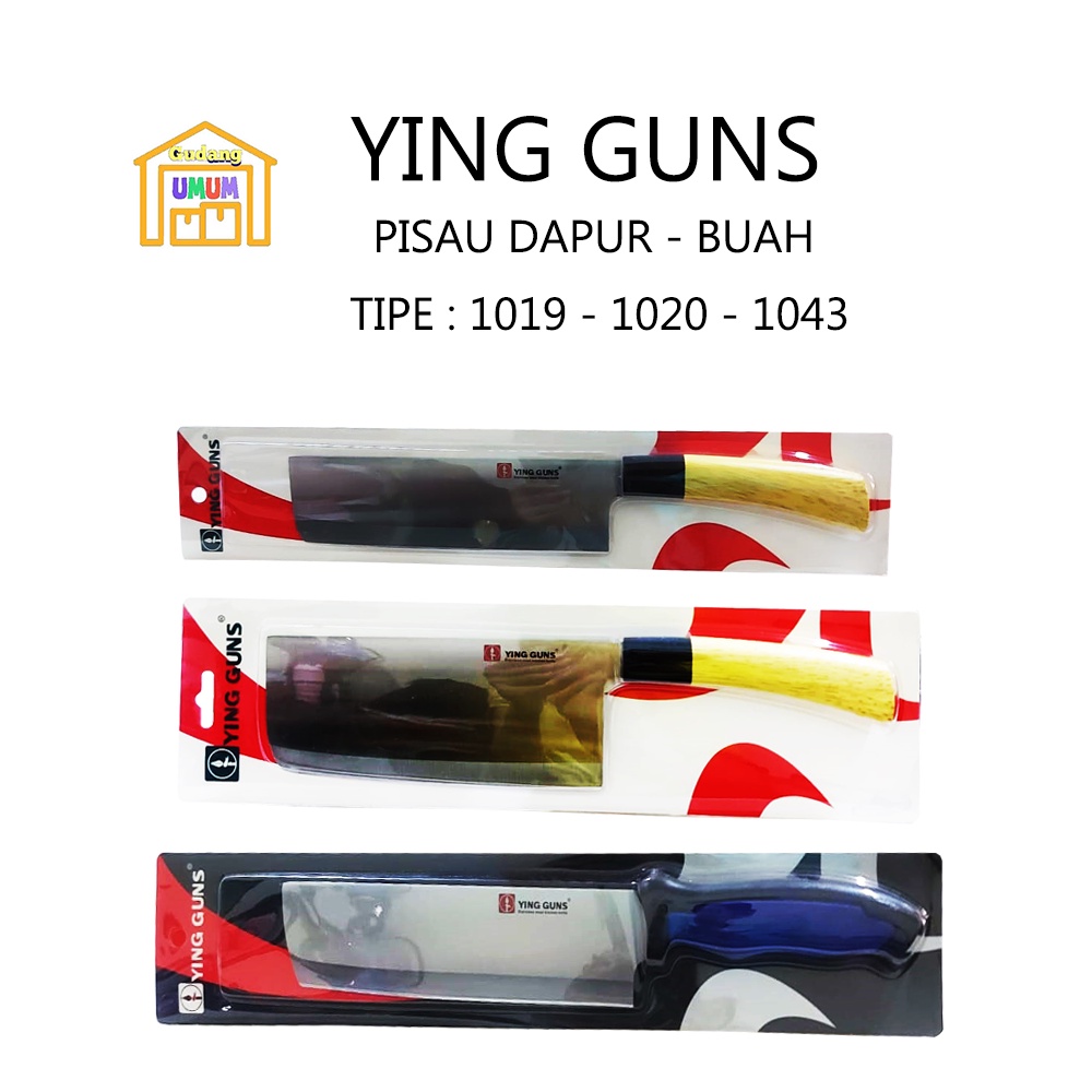 Pisau Dapur Buah 7" YING GUNS - Stainless Kitchen Knife YING GUNS