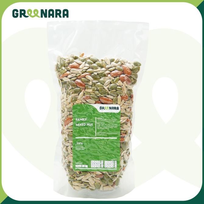 

Family Mixed Nuts 500gr / almond / sunflower seed / pumpkin seed ghe01