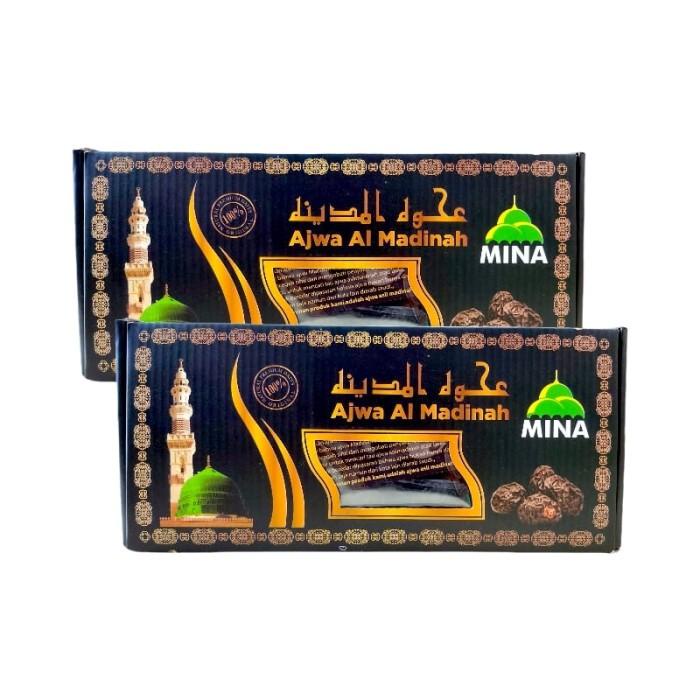 

Kurma Nabi//Ajwa Madinah Kemasan Dus 500gr Premium Kualitas Terbaik