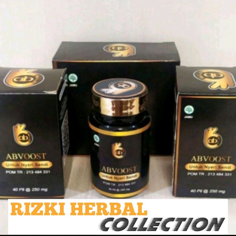 Abvoost Pil Hitam Sendi Ajaib 1 Botol Isi 40 Pil