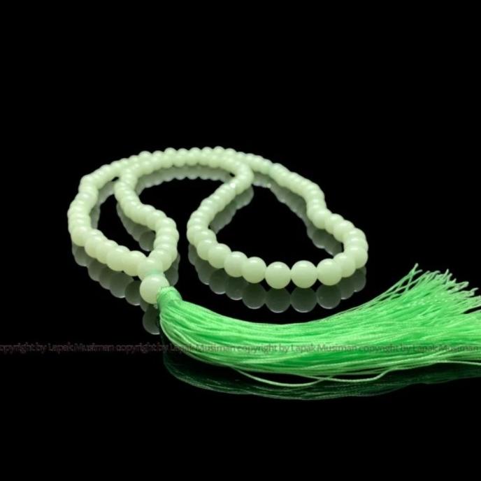 Tasbih Fosfor Batu Menyala Dalam Gelam