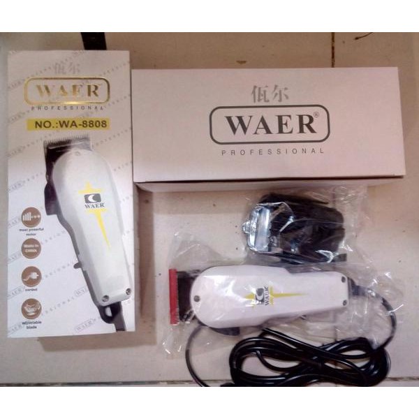 Mesin Cukur Rambut WAER WA-8808 - Electric Hair Clipper Profesional