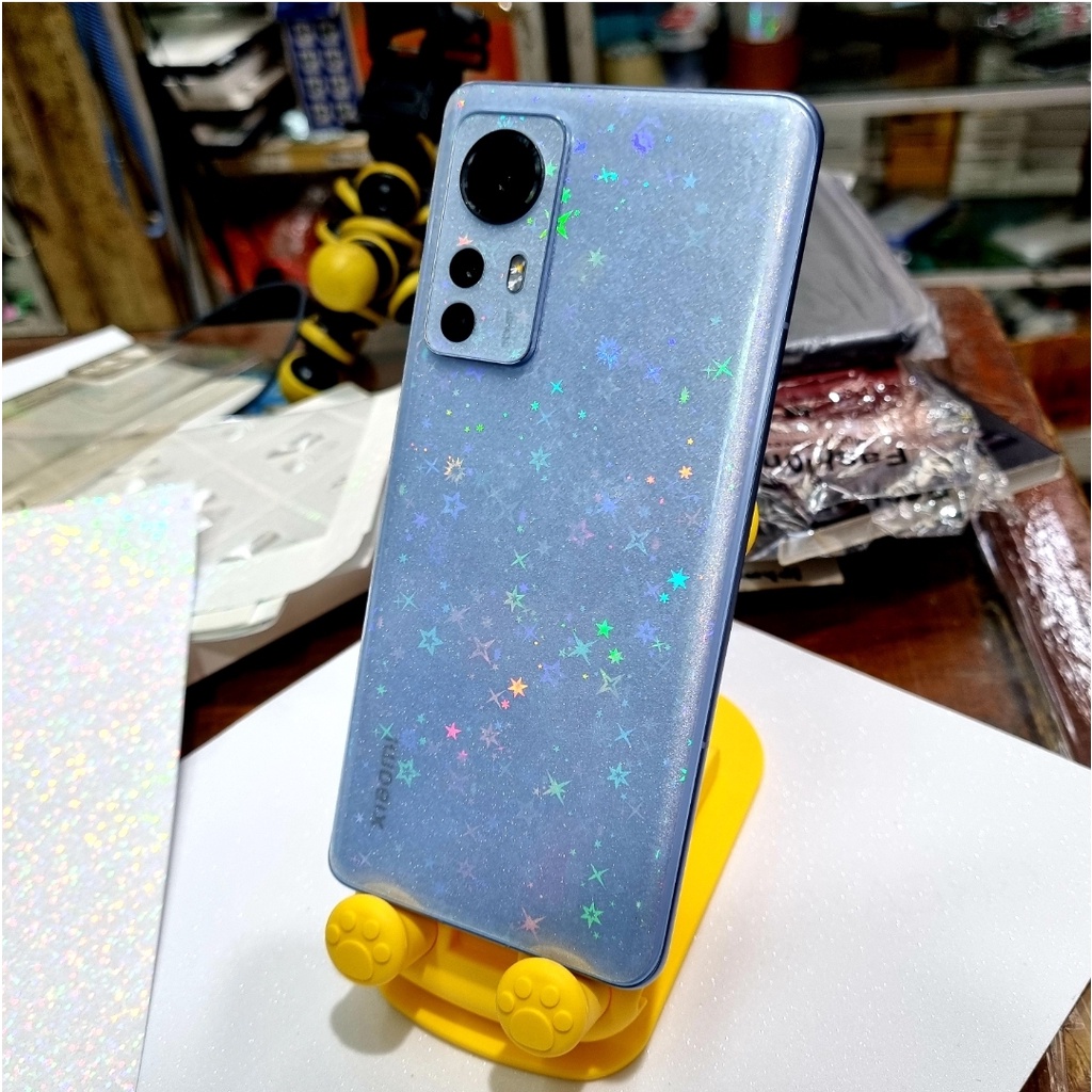 Skin GLITTER Bening 3D REALME C53 C55 NFC C31 C33 C30s C30 C35 C25 C25s C25y C21 C21y C20 C17 C15 C12 C11 C3 C2 Narzo 50 50A 50i Prime 30A 20 Pro 11 10 X XT X2 X3 Superzoom Garskin Clear Belakang Gores Anti Jamur Motif Back HOLOGRAM HOLO Gram 5G S 4G Plus