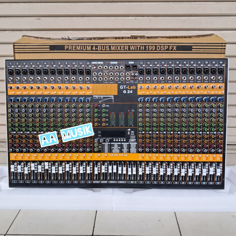 MIXER GT-LAB G24 MIXER 24 CHANNEL ORIGINAL BY RDW G 24