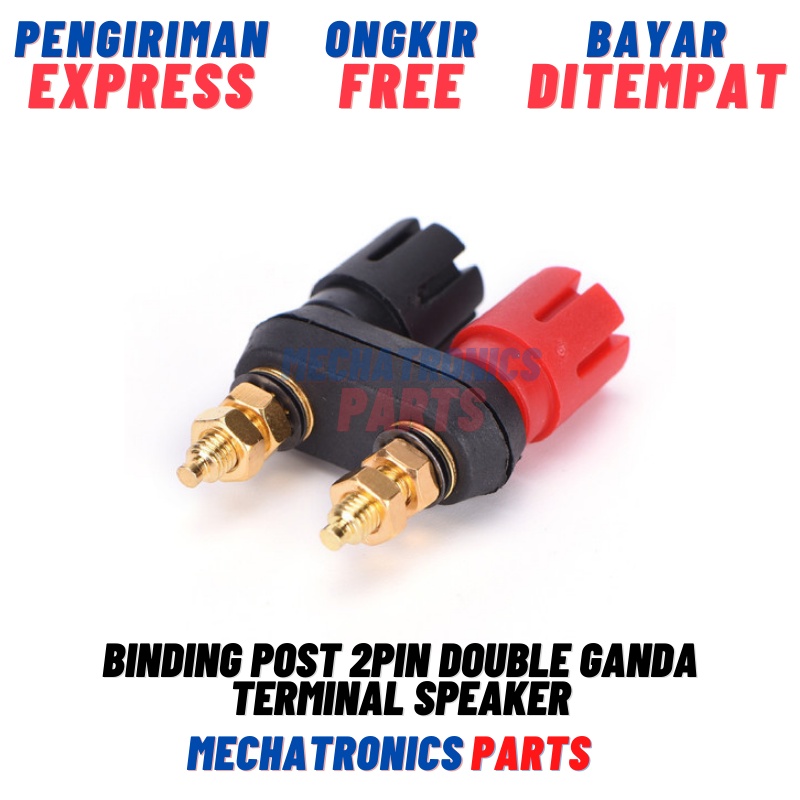 Binding Post 2Pin Double Ganda Terminal Speaker Box Amplifier