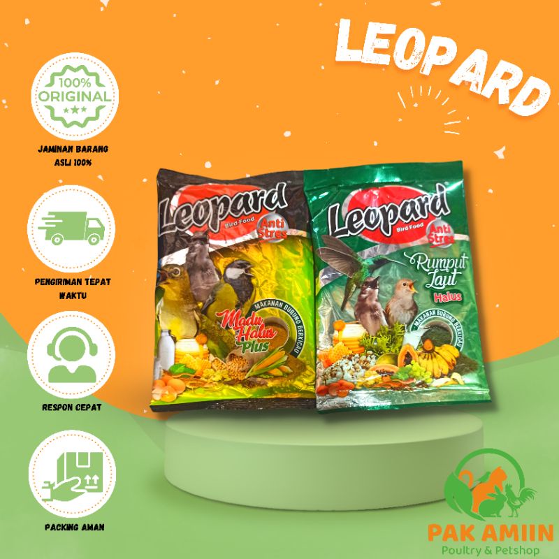 Pakan Pleci Leopard Anti Stress Voer Halus