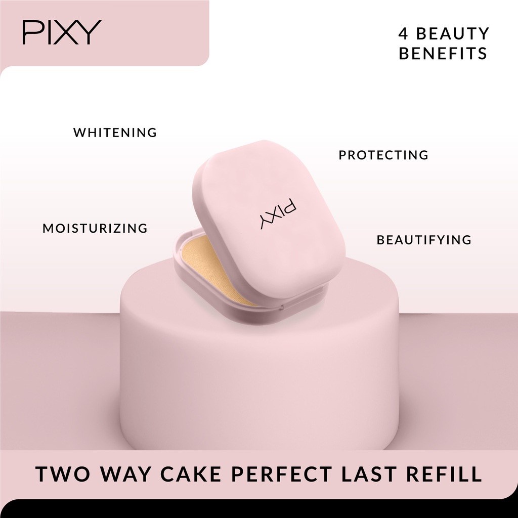 Pixy UV Whitening 4 Beauty Benefits Two Way Cake Perfect Last(REFILL)