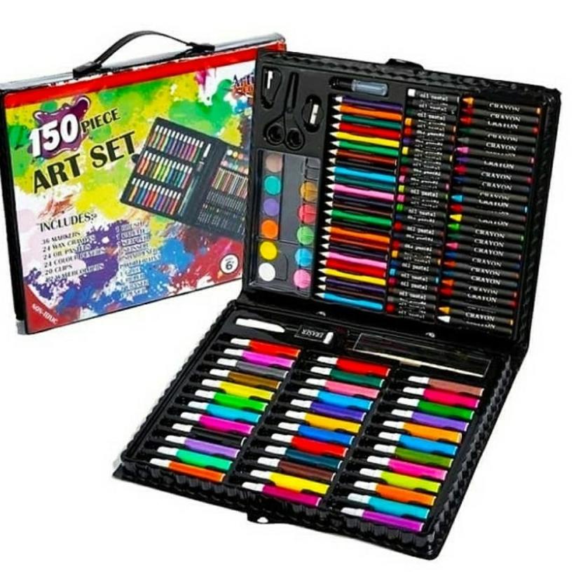 

Super Istimewa PENSIL WARNA 1SET - PENSIL WARNA SET CRAYON COLOURING SET 150PCS ART - GT