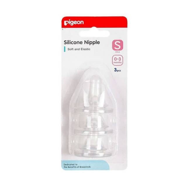 PIGEON Silicone Nipple Triple Pack Pigeon 3'S