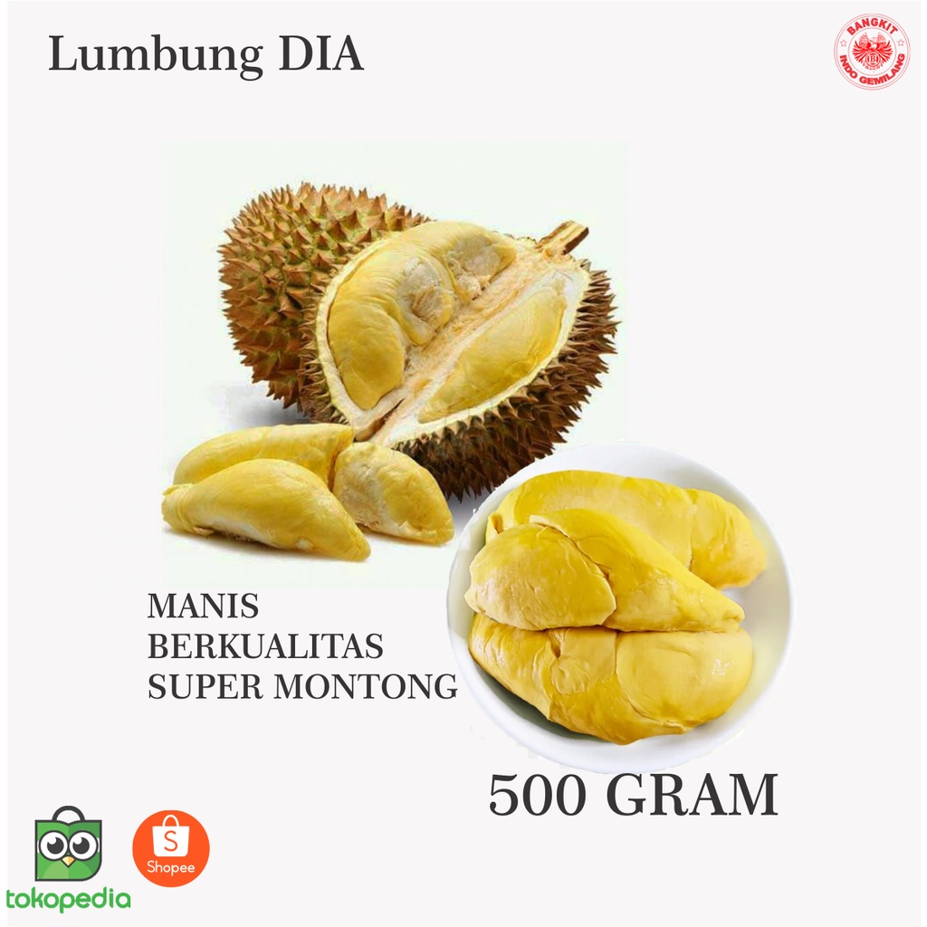 

Durian Montong Palu 500 g