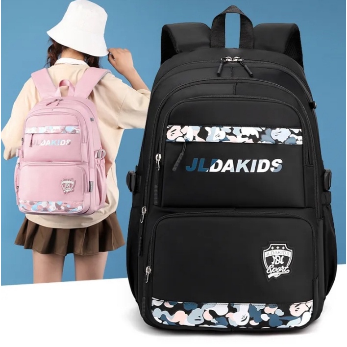 NEW-Tas ransel sekolah modis jldakids-ransel anak remaja perempuan SMP SMA