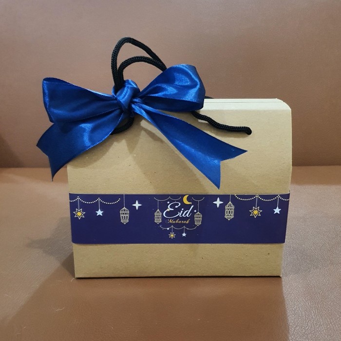 

Gable Box Tali Kue Kering Lebaran / Idul Fitri Free Pita + Hang Tag 027