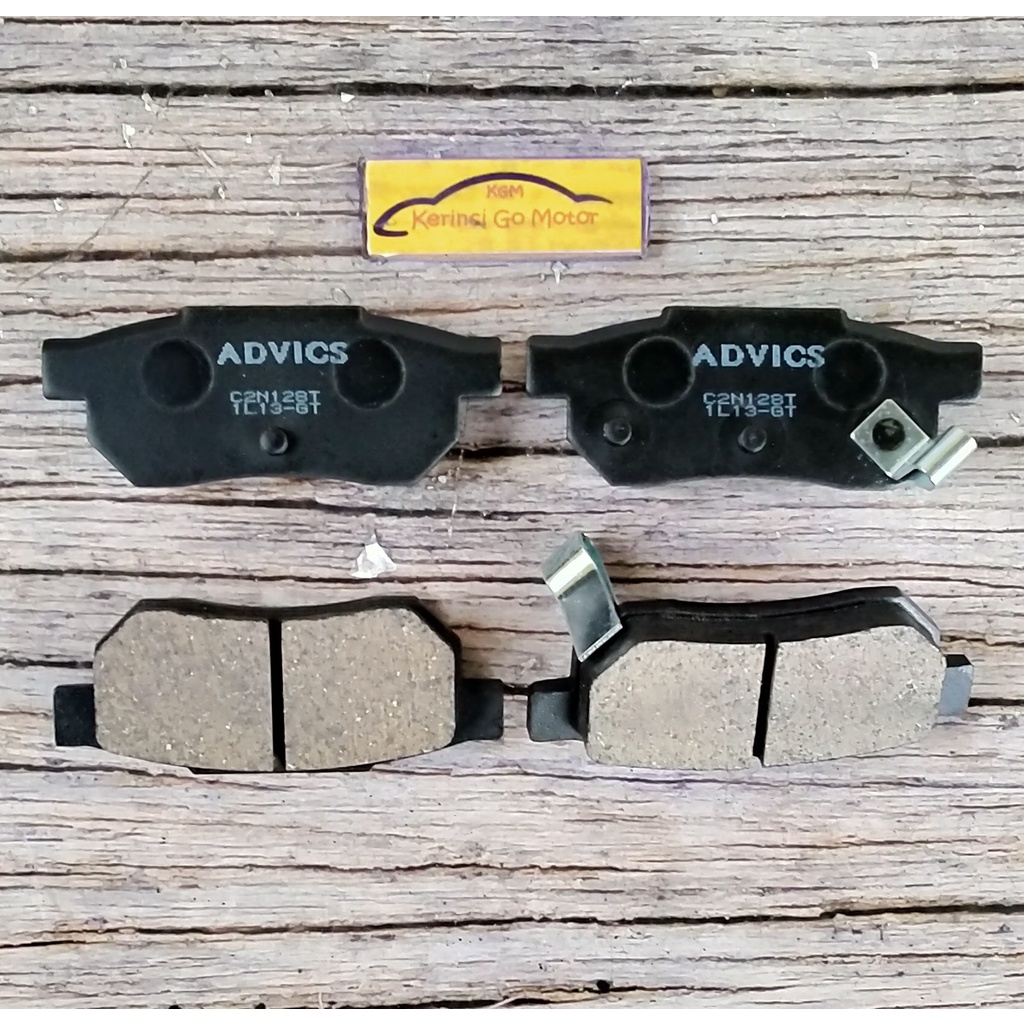 BRAKE PAD KAMPAS REM BELAKANG JAZZ RS CITY VTEC AISIN ADVICS C2N128T