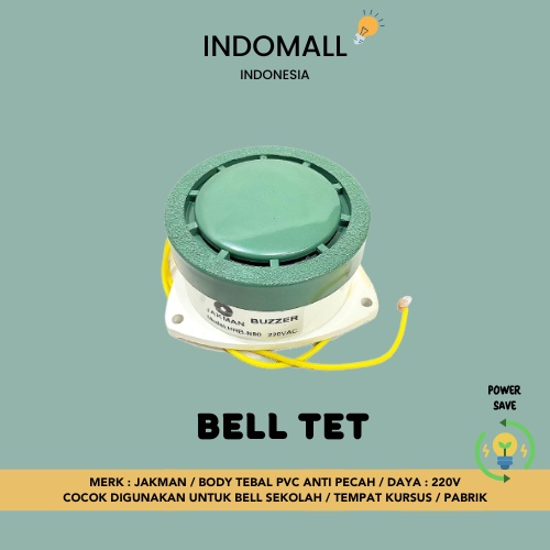 BELL TET / PANEL BUZZER / BELL SEKOLAH / BELL PABRIK / ALARM / JAKMAN /  BEL ISTIRAHAT BUZZER