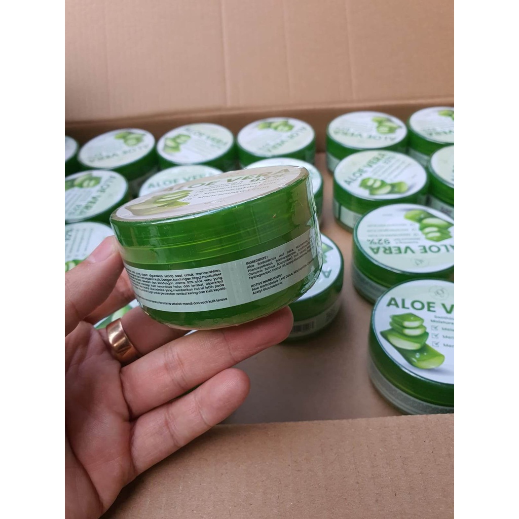 YOUNG &amp; GLOW ALOE VERA SOOTHING AND MOISTURE GEL 92% Original BPOM - YnG / Y&amp;G / Y &amp; G Aloevera Gel