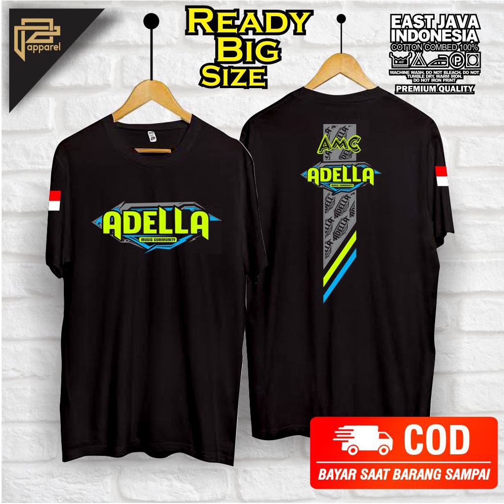 baju kaos ADELLA music AMC cumi cumi audio big size jumbo
