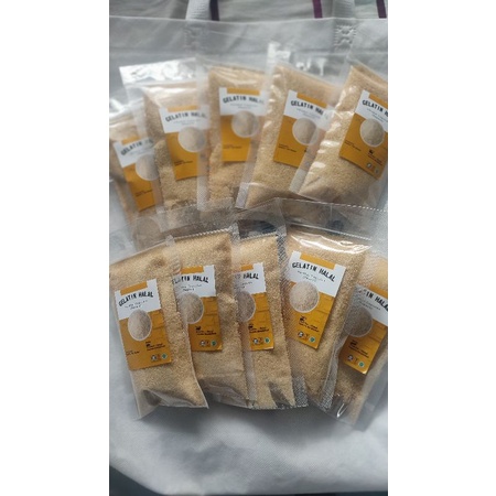 

Gelatin Bubuk Halal MUI 100 g, Gelatin Halal Eceran, Terlaris, Murah, Masker Gelatin Komedo