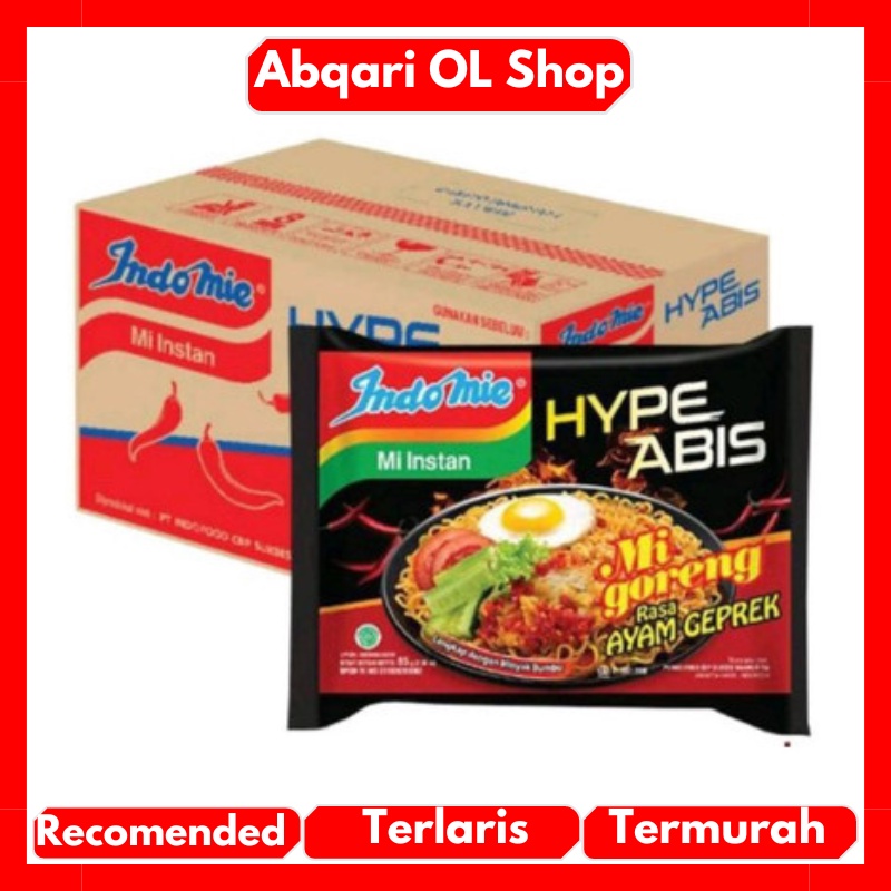 

Indomie Goreng Hype Abis Rasa Ayam Geprek 85gr Dapat 1 Dus Isi 40 Pcs