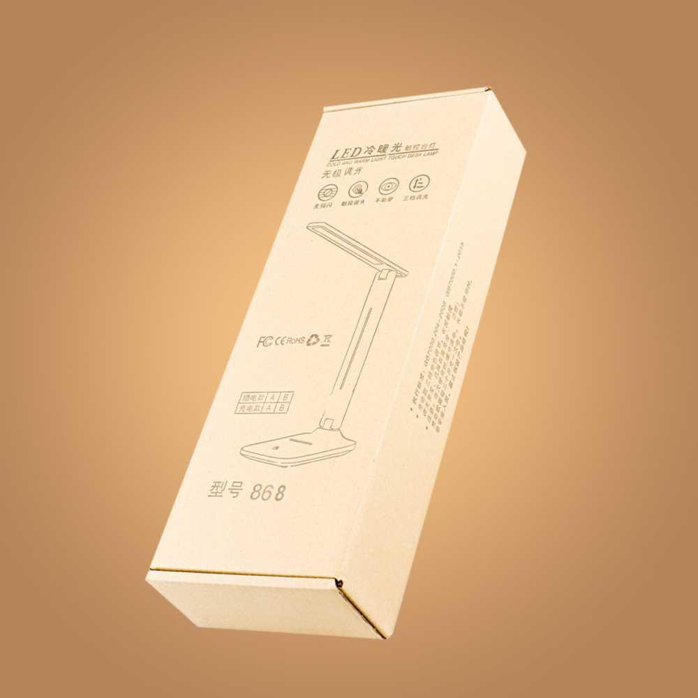 Lampu Meja Belajar LED Eye Protection Rechargeable 3 Color - K8E-PRO - White