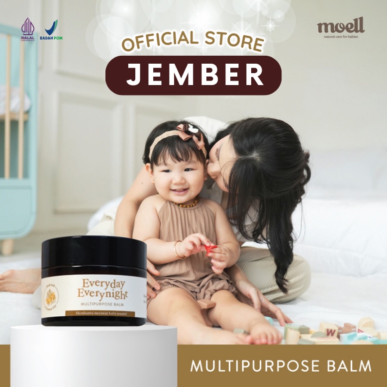 Moell Everyday Everynight Multipurpose Balm 30 gr / Balm Bayi