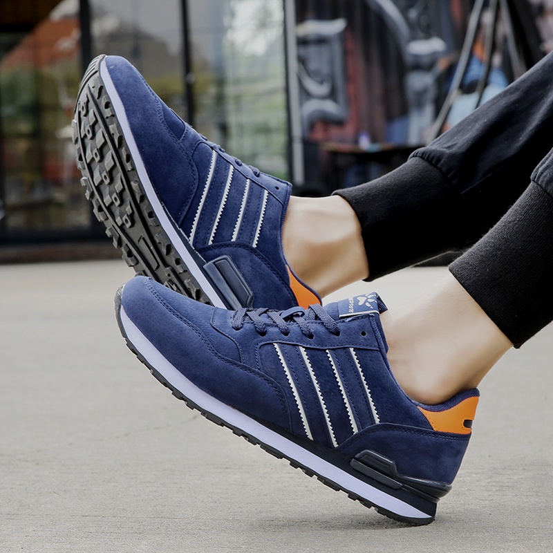 Murah Fashion Kuliah Sepatu Pria Kets Import Sneakers Olahraga Cowok Dewasa Santai Kasual Running Sport Shoes Lentur Kekinian 273