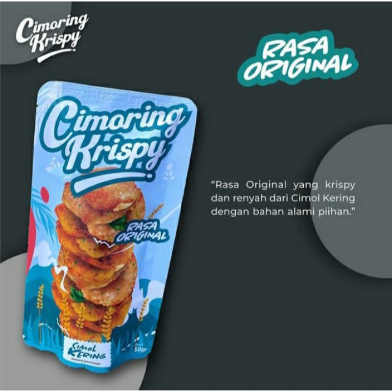 Cimoring Krispy 50gr || Cemilan kekinian || Cimol kering