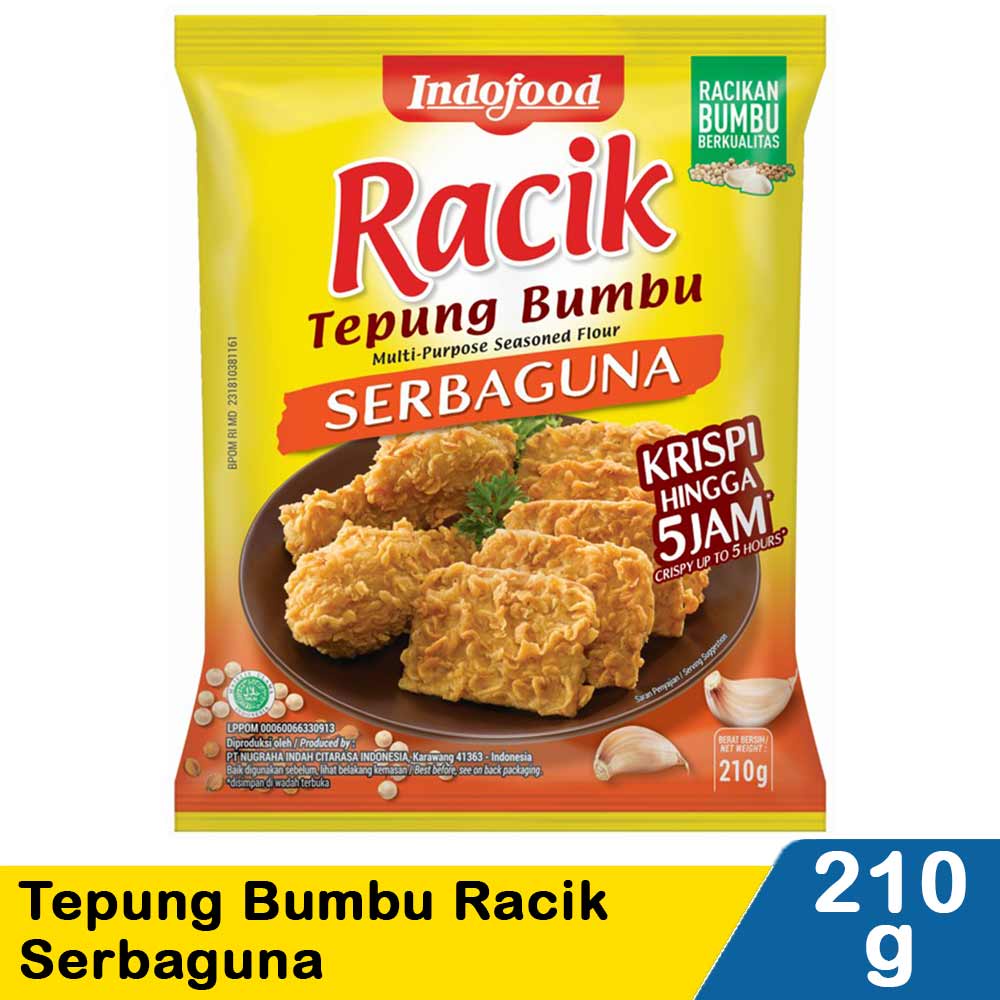 

Indofood Tepung Bumbu Racik Serbaguna 210 Gram