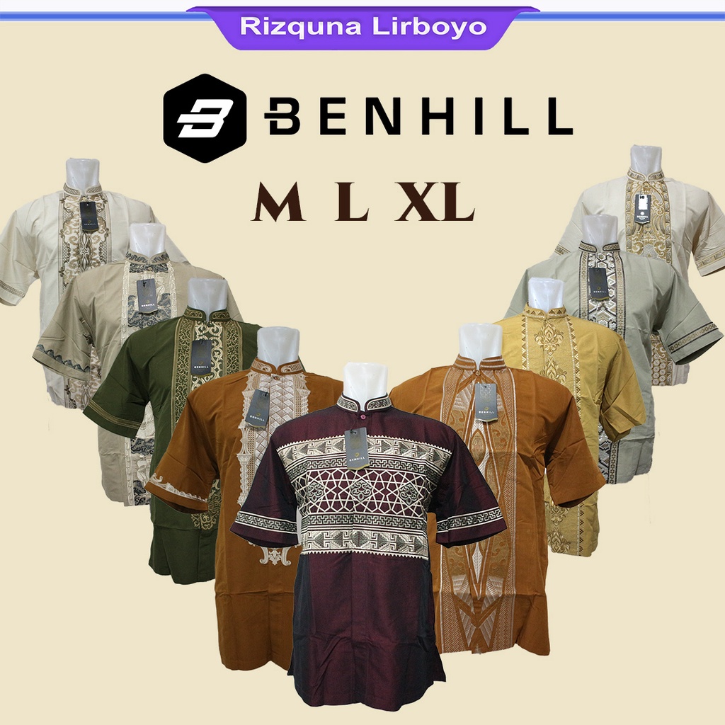 Bamus koko BENHILL pendek dewasa TERBARU baju koko pria