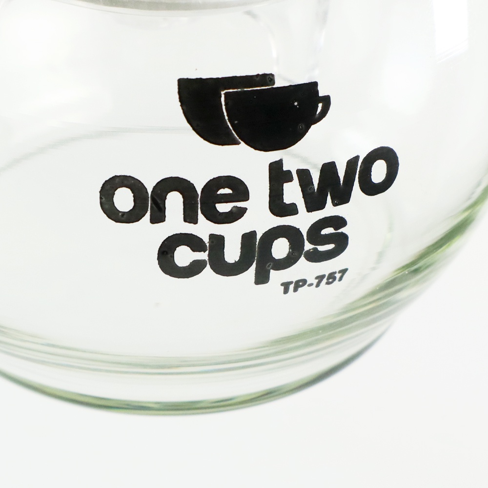 [TOSERBA_EMAK] - One Two Cups Teko Pitcher Teh Chinese Teapot Maker 500ml - TP-757 - Transparent