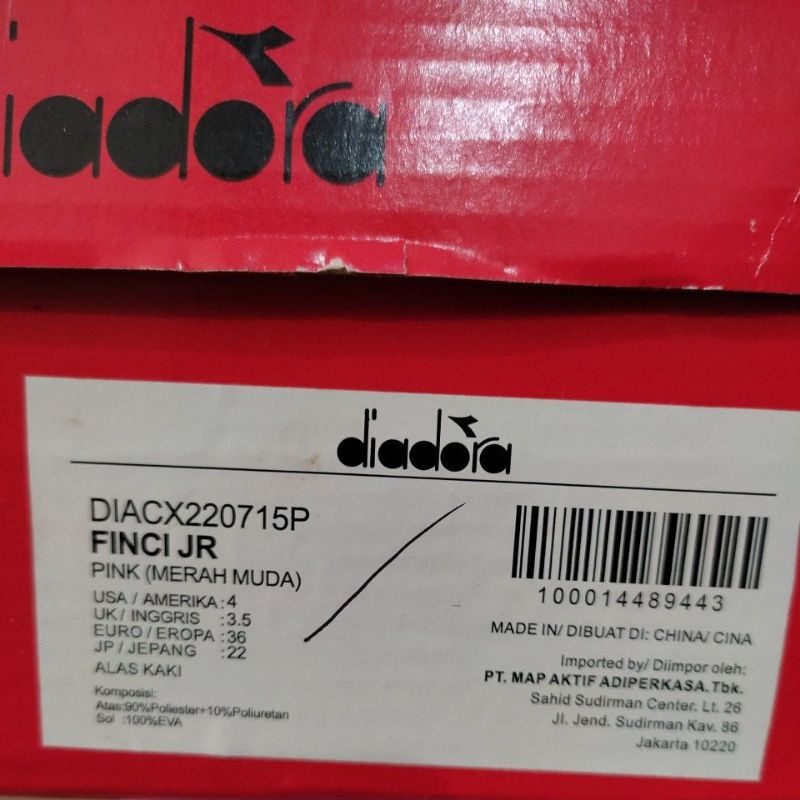 Sepatu Diadora Finci JR