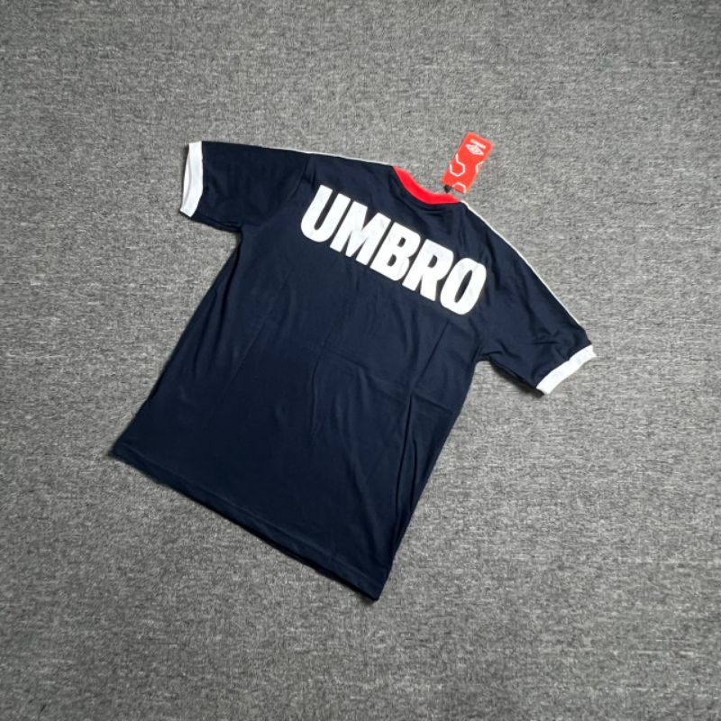 -FRMNSH- KAOS RINGER UMBRO NAVY NEW FULL TAG LABEL CASUAL HYPE