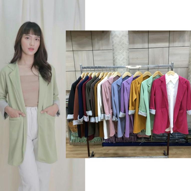 HARGA SPESIAL BLAZER WANITA KOREA BLAZER KOREA SET PANJANG FORMAL MURAH BLEZER WANITA KOREA BLEZER K