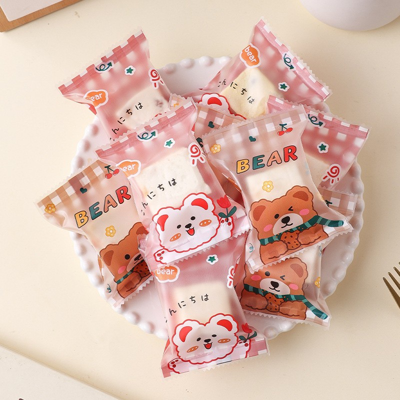 

DY PACK PLASTIK SEALER COOKIES NASTAR INS KAWAII BEAR 7x10 PS7-46