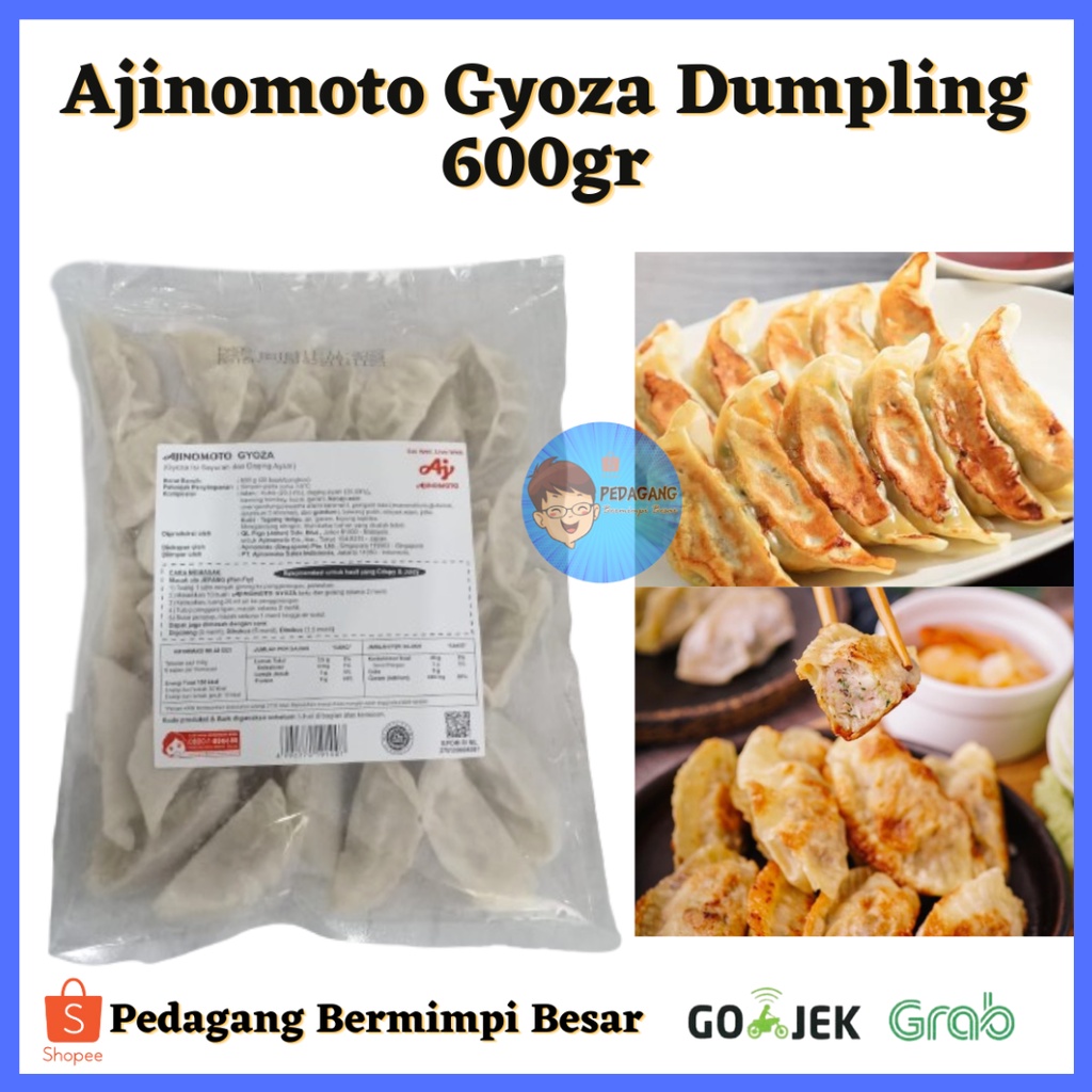 Ajinomoto Gyoza Dumpling 600gr/ Gyoza Ajinomoto/ Dumpling/ Dimsum/ gyoza