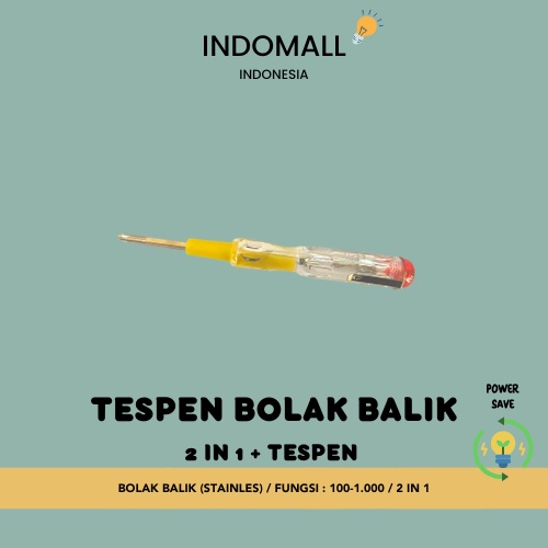 TESPEN BOLAK BALIK 2 IN 1 OBENG+TESPEN/ TESPEN MURAH/ ALAT LISTRIK/ TESPEN KECIL/ TESPEN KUALITAS BAGUS