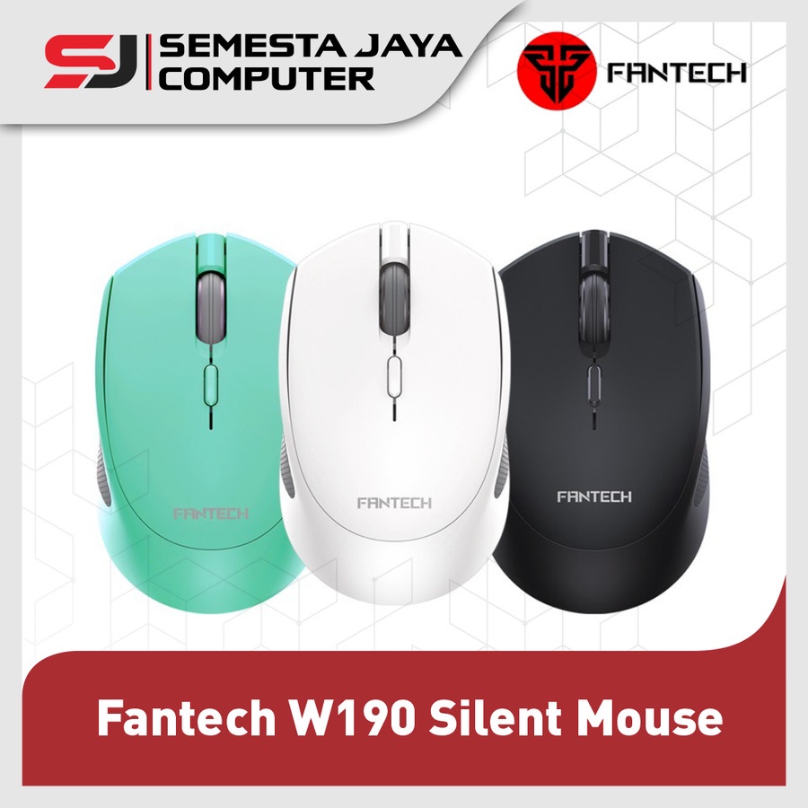 Fantech W190 Silent Mouse Bluetooth Wireless