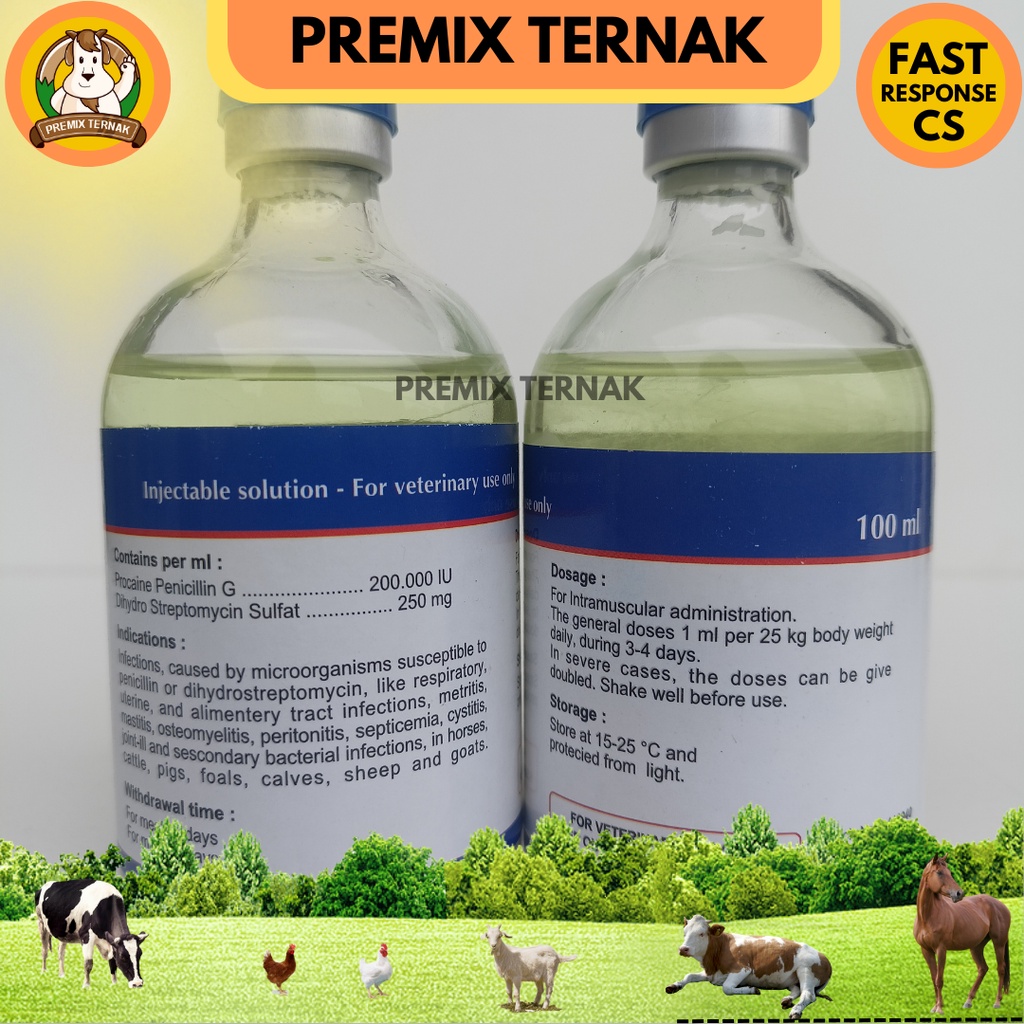 PROPEN 100 ml - Globe Vet ( Pengganti Penstrep-400 )