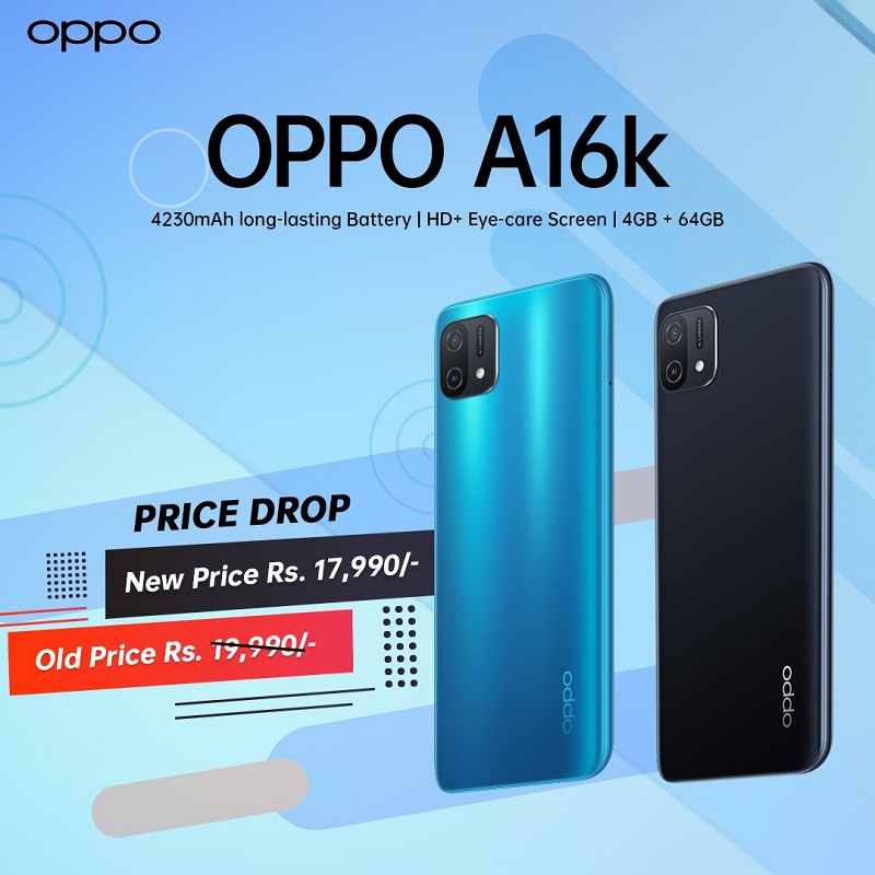 OPPO A16K 4/64GB GARANSI RESMI