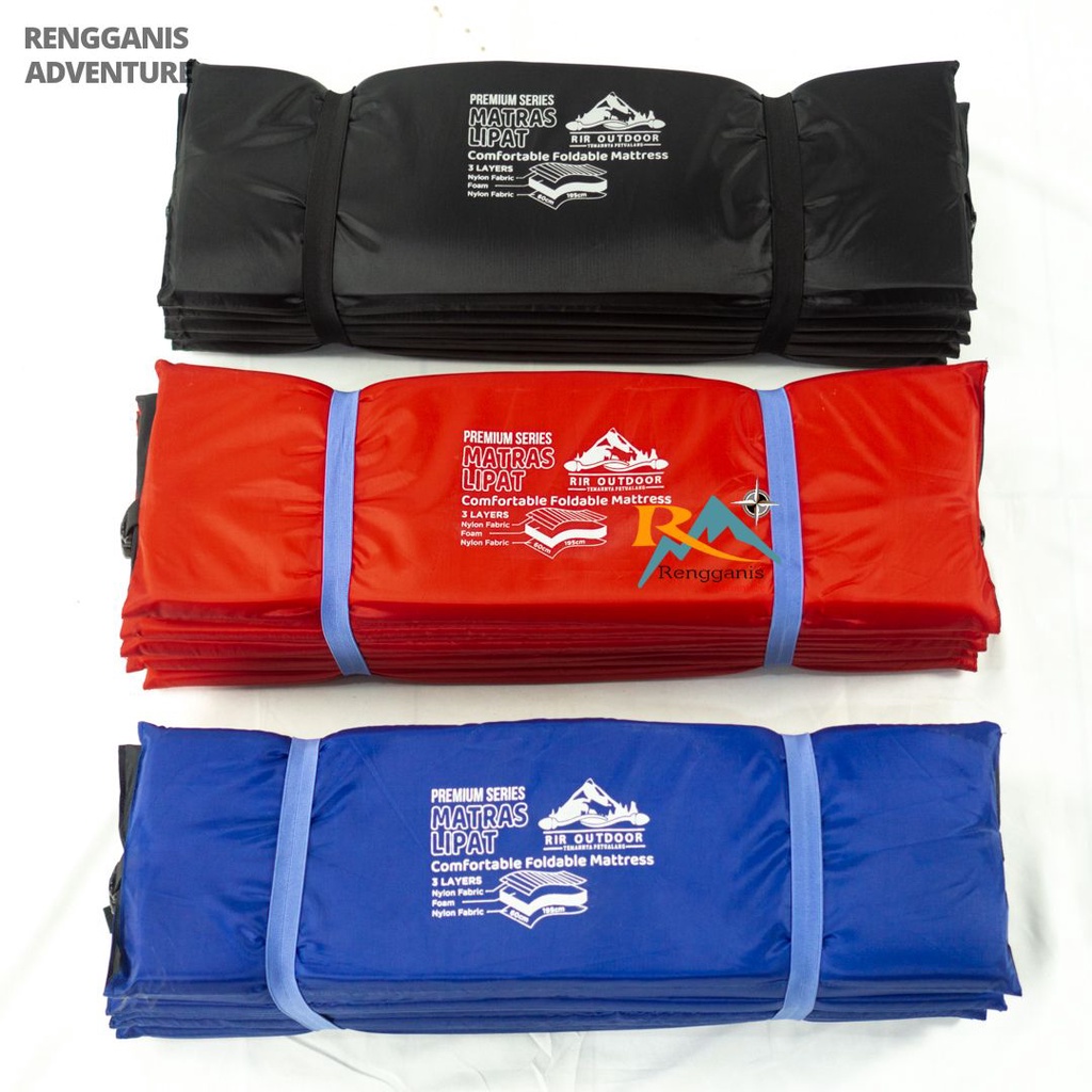 Matras Lipat KASUR Camping 3 Layer Tikar Alas Tidur Camping Kemah Gunung