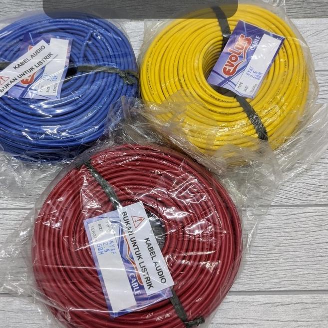 ♬ Kabel NYAF 2,5mm Serabut 50Meter Kabel Tunggal Serabut ▼