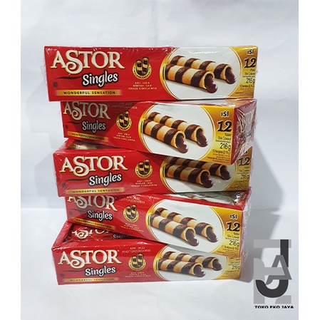 

Astor Singles (12pcsx18gr) / Wafer Roll Coklat