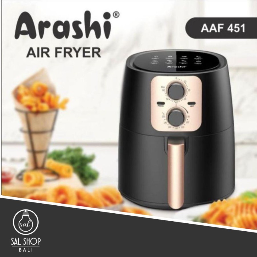 AIR  Air Fryer ARASHI AAF 451 4,5 liter / Air Fryer ARASHI ORIGINAL