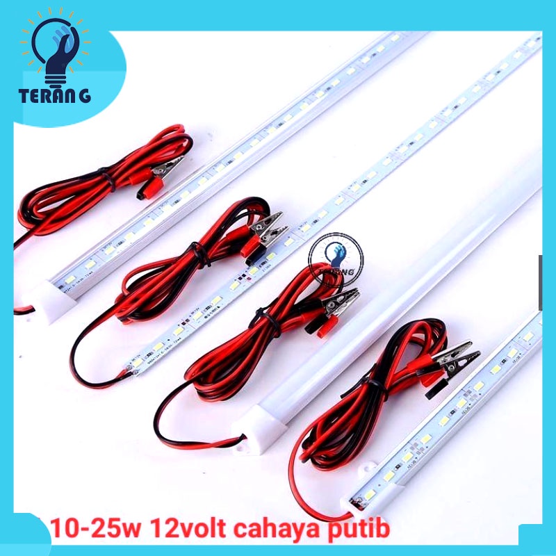 Lampu Neon TL Led DC 12V-10w - 25 Watt lampu DC 12v aki