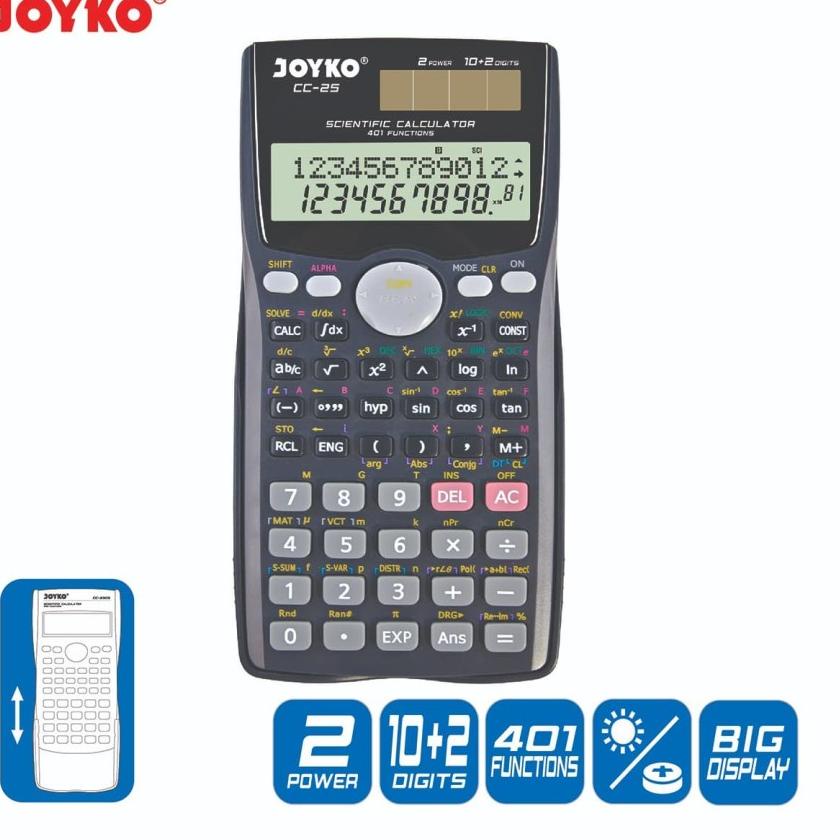 

♀ Calculator / Kalkulator Joyko CC-25 / Scientific / 401 Functions ○
