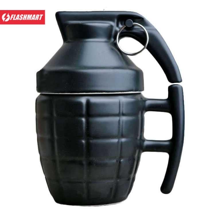 Flashmart Gelas Mug Model Granat Tangan 280ml - CBG-M-1069