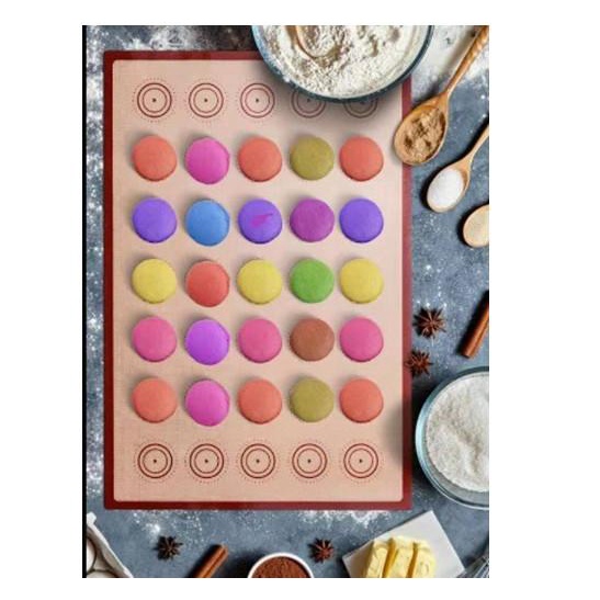 

BAKING PAD NONSTICK MOTIF / SILPAT MACARON BAKING SILLICON MAT