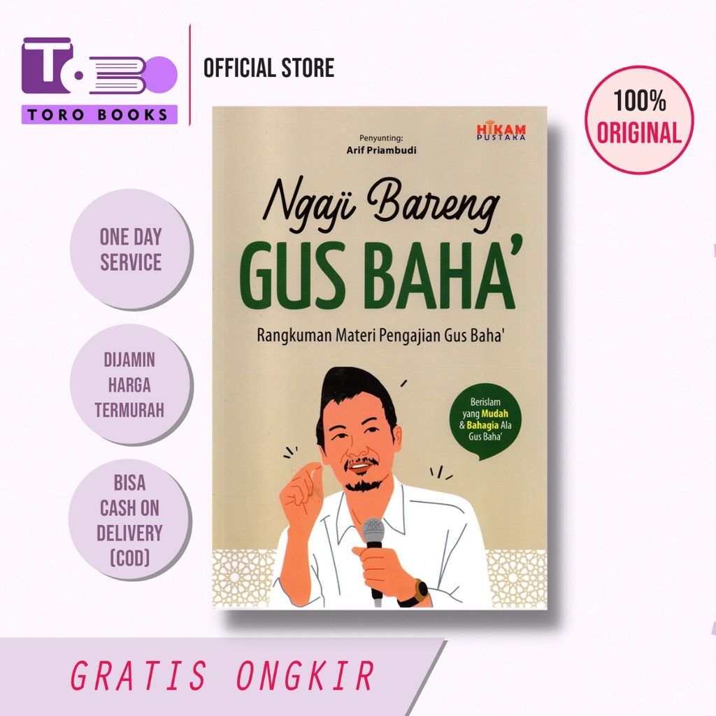 Buku Ngaji Bareng Gus Baha`: Rangkuman Materi Pengajian Gus Baha`